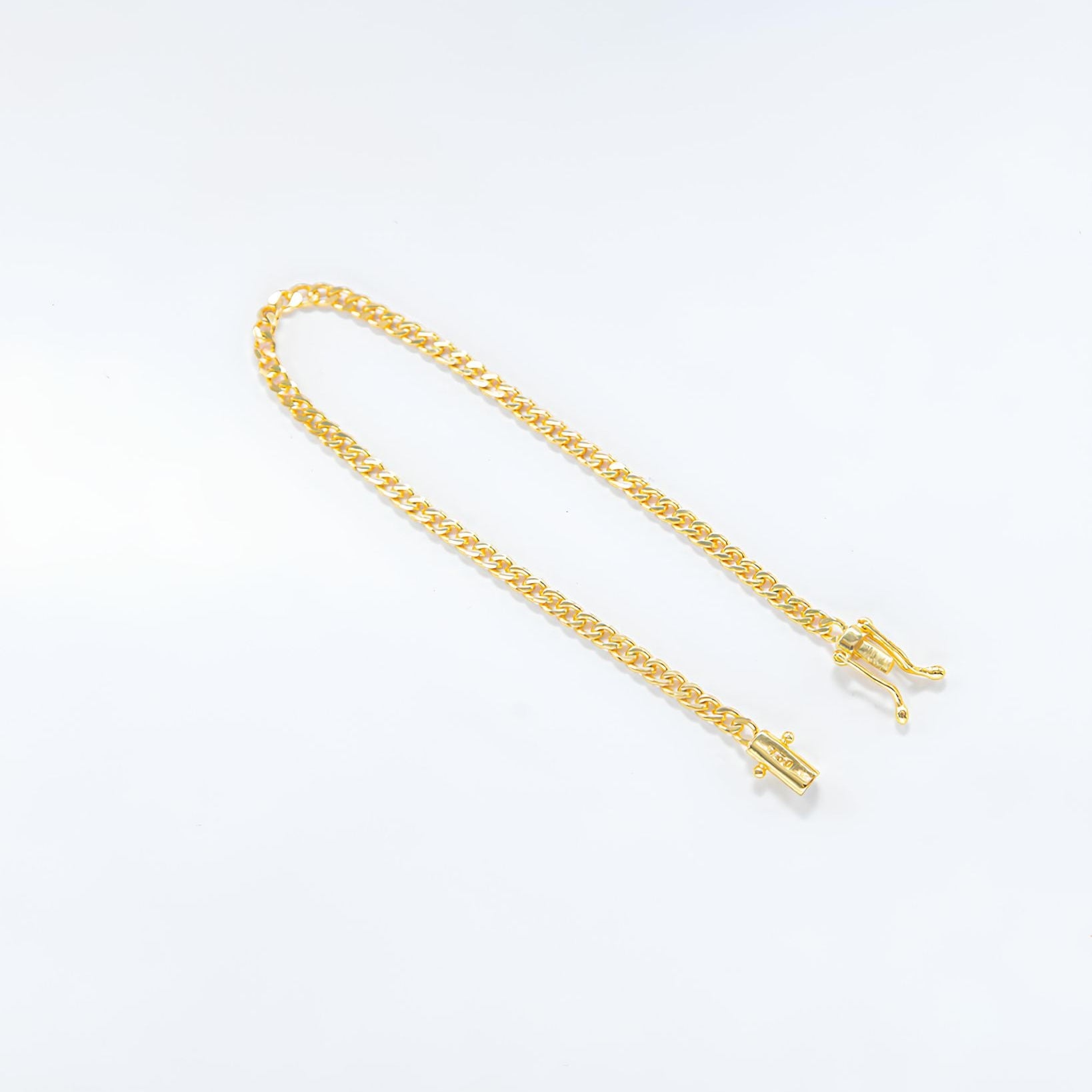 MIAMI CUBAN BRACELETS 3MM - GOLD