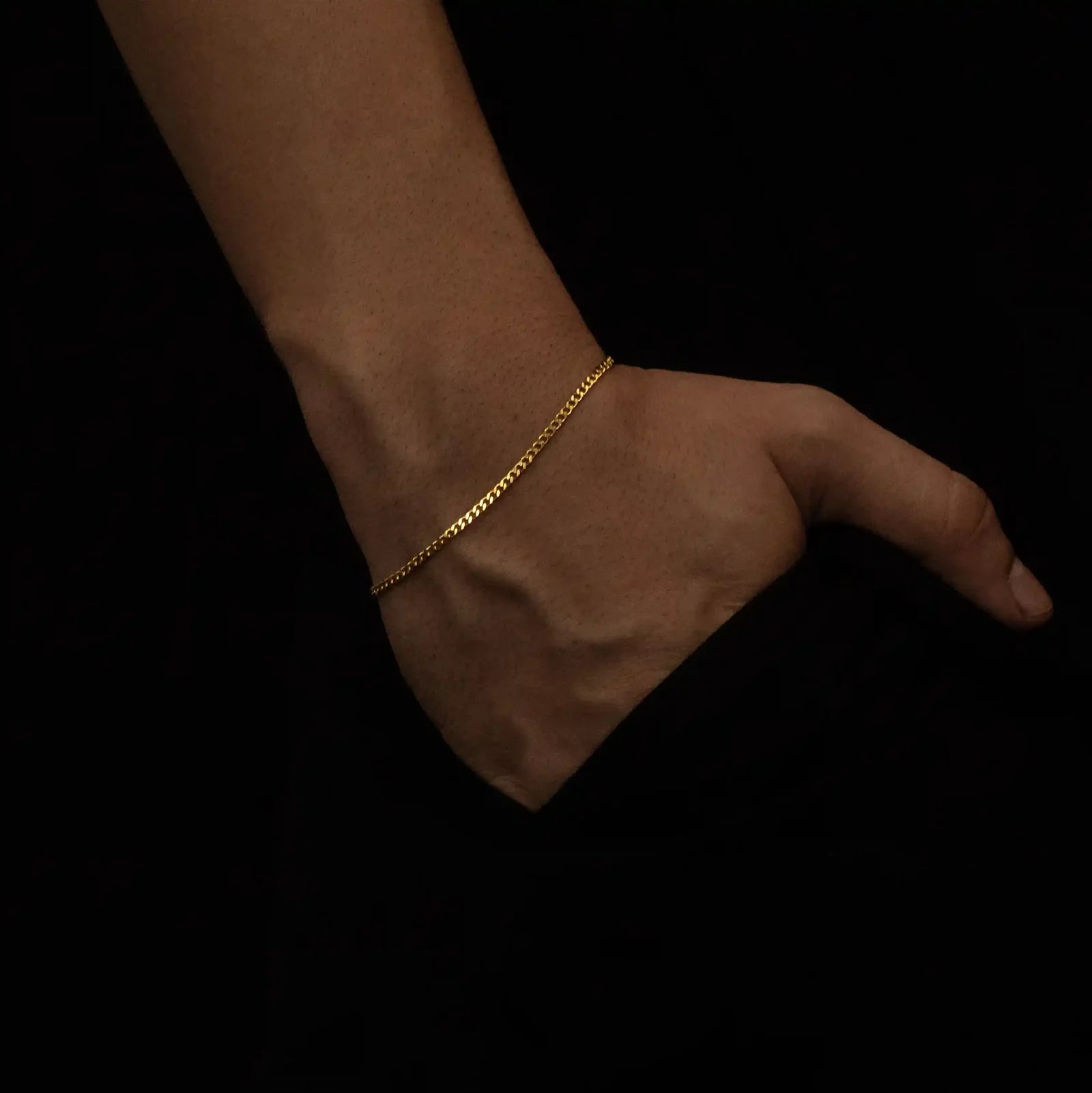 MIAMI CUBAN BRACELETS 3MM - GOLD