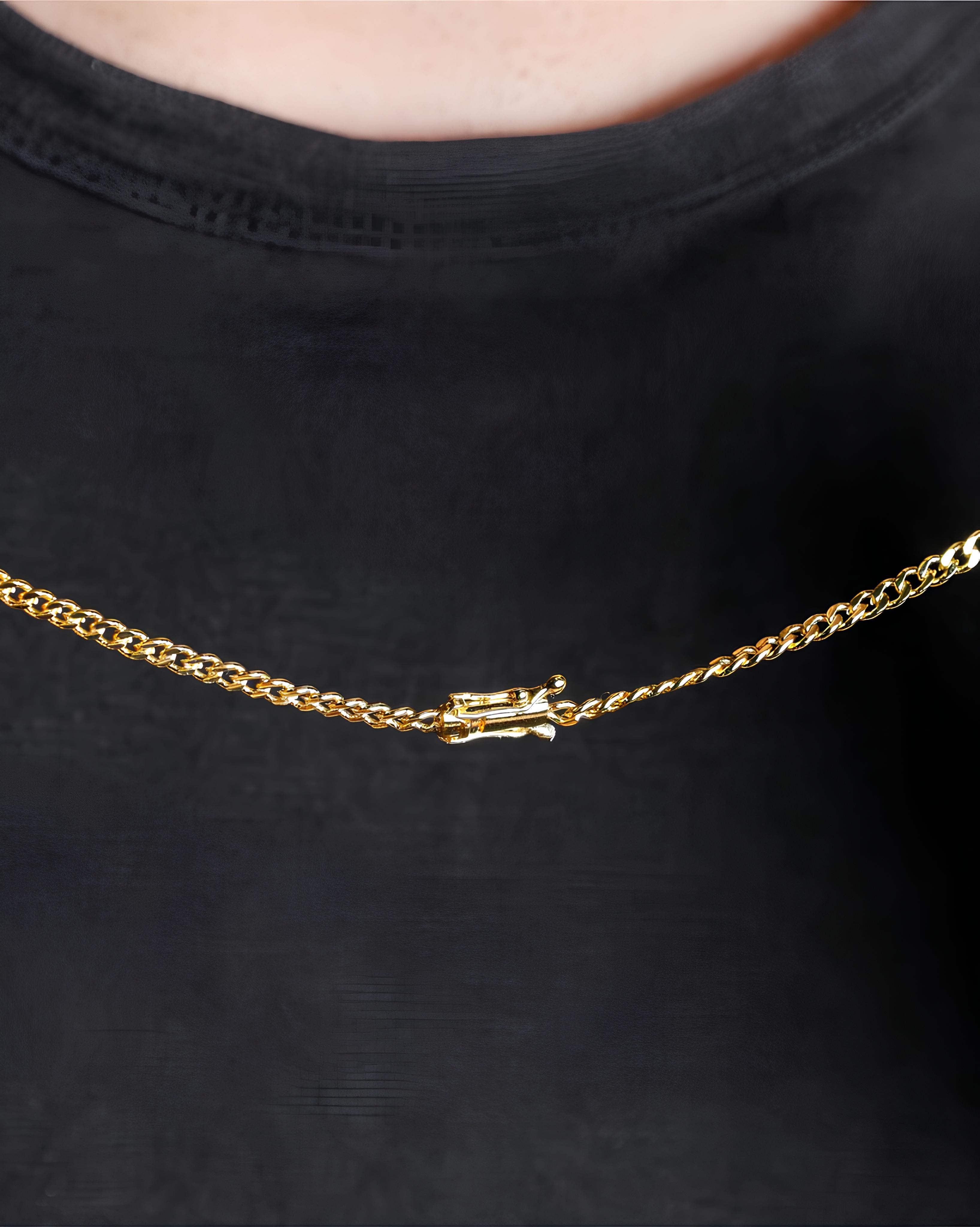 MIAMI CUBAN CHAIN 3MM - GOLD
