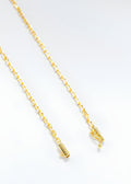 PAPERCLIP CHAIN 2MM  - GOLD