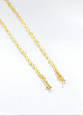 PAPERCLIP CHAIN 4MM  - GOLD