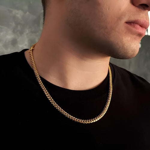 CUBAN CHAIN 5.5MM  - GOLD