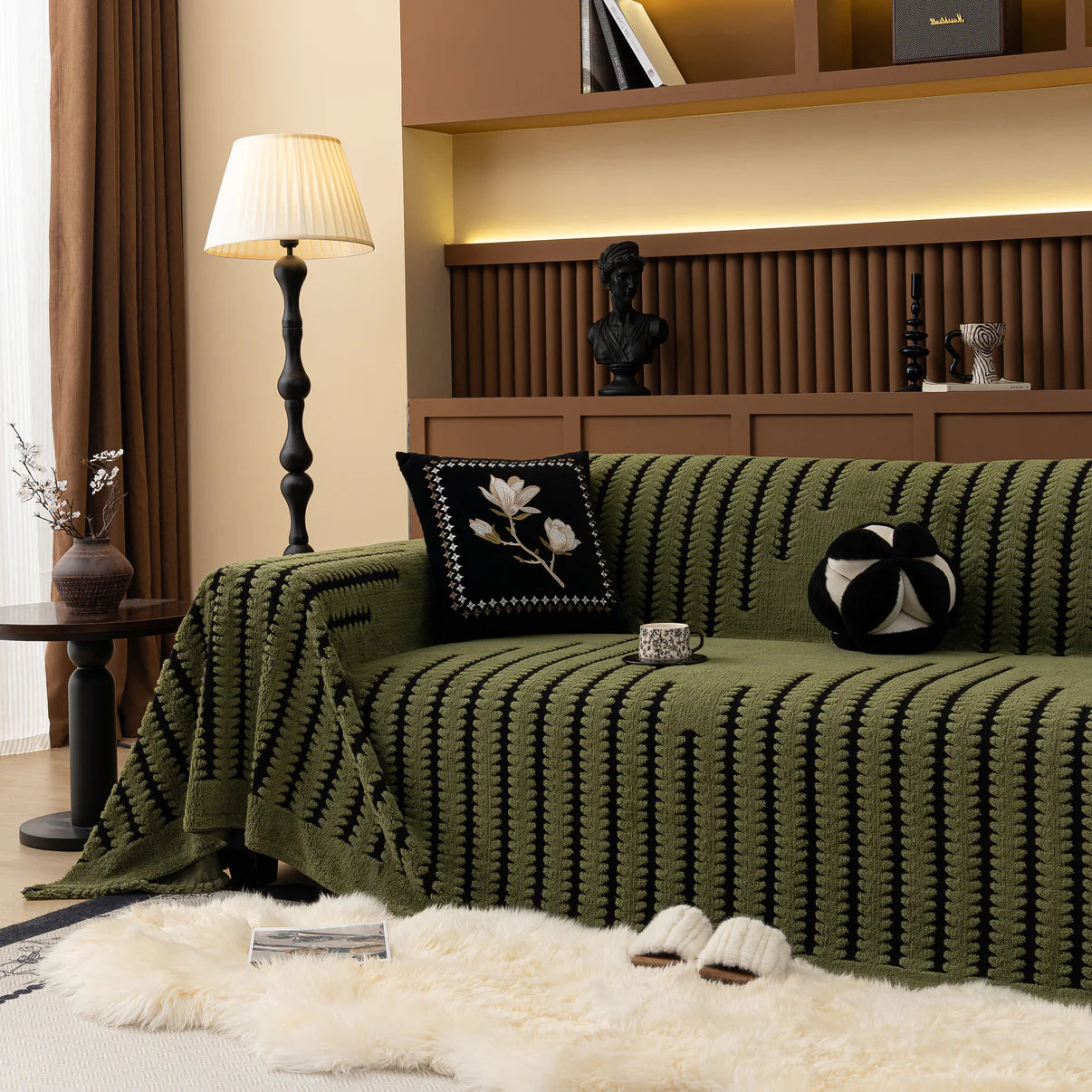 Calyptus Plush Sofa Cover