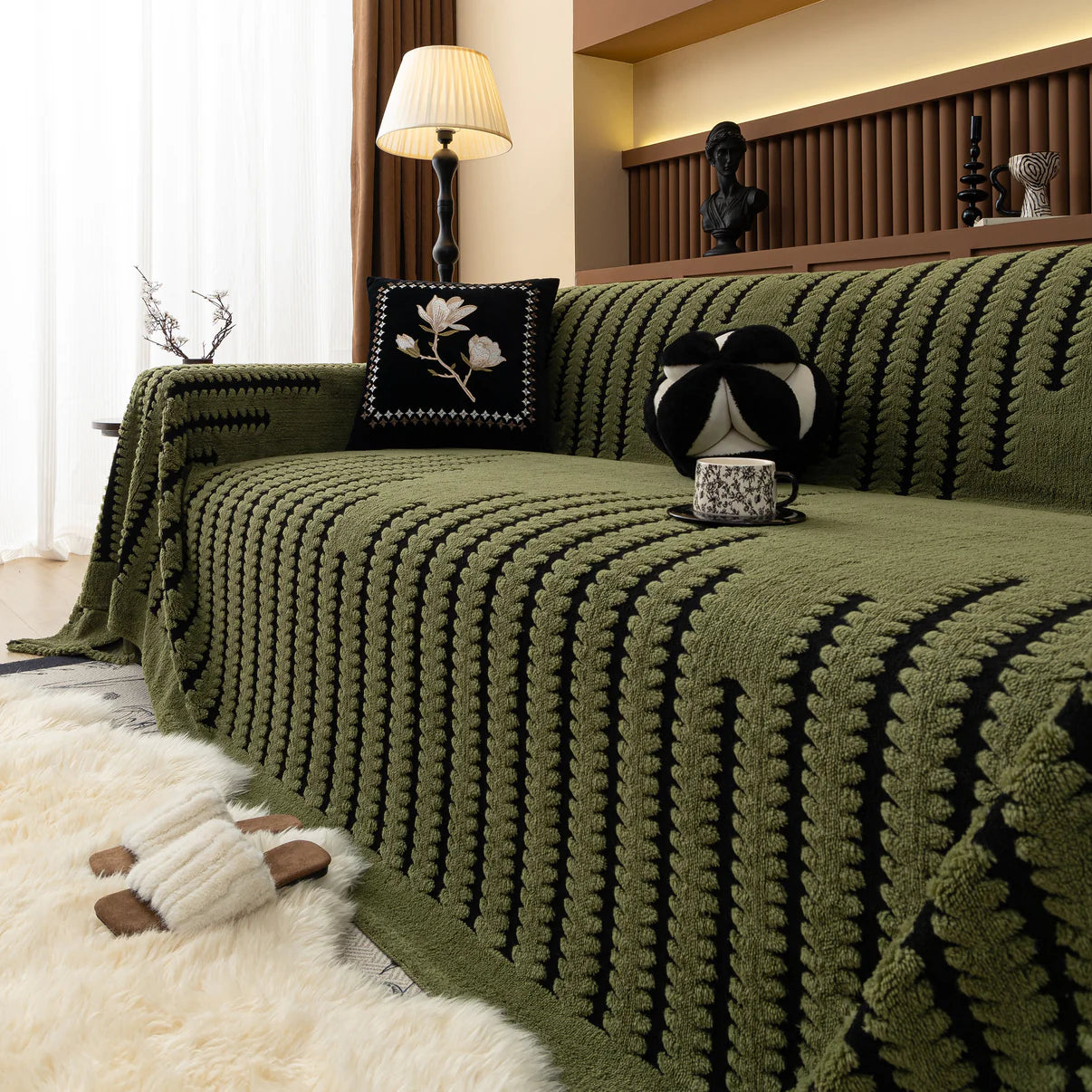 Calyptus Plush Sofa Cover