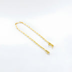 PAPER CLIP BRACELETS 2MM - GOLD