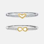 Heart-Infinity Ring