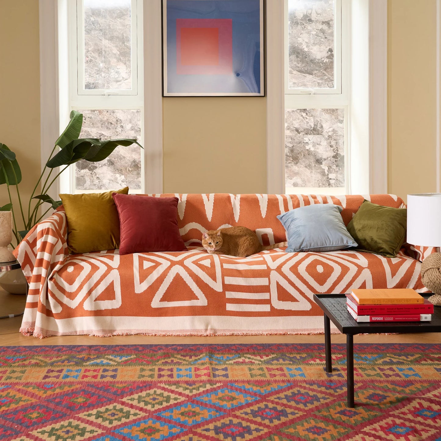 Geometric Boho Style Sofa/Couch Cover