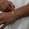 CUBAN BRACELETS 4MM - GOLD