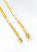 DOUBLE CUBAN CHAIN 6MM - GOLD