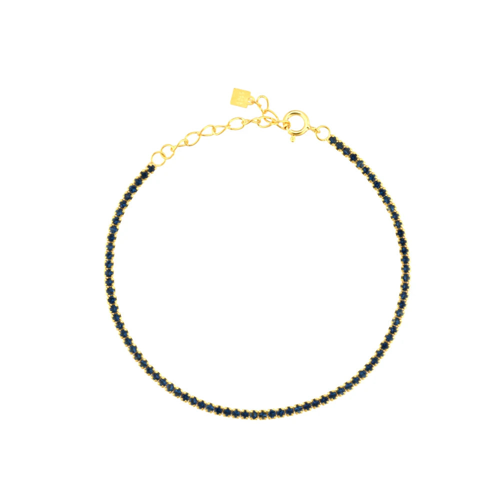 Gold Tennis Zircon Bracelet