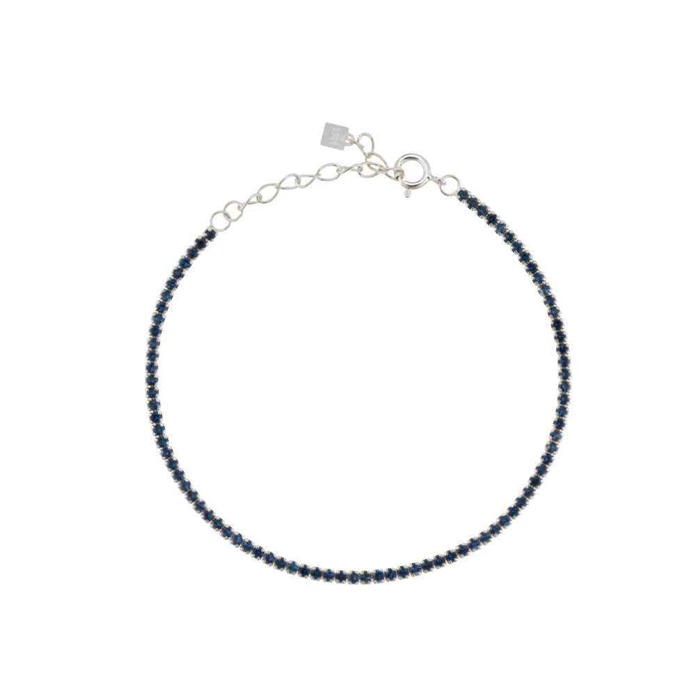 Silver Tennis Zircon Bracelet