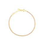 Gold Tennis Zircon Bracelet