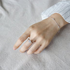 Big Zircon Resizable Rings