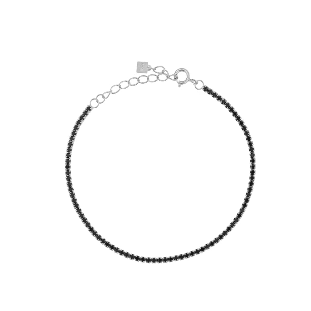 Silver Tennis Zircon Bracelet