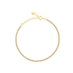 Gold Tennis Zircon Bracelet