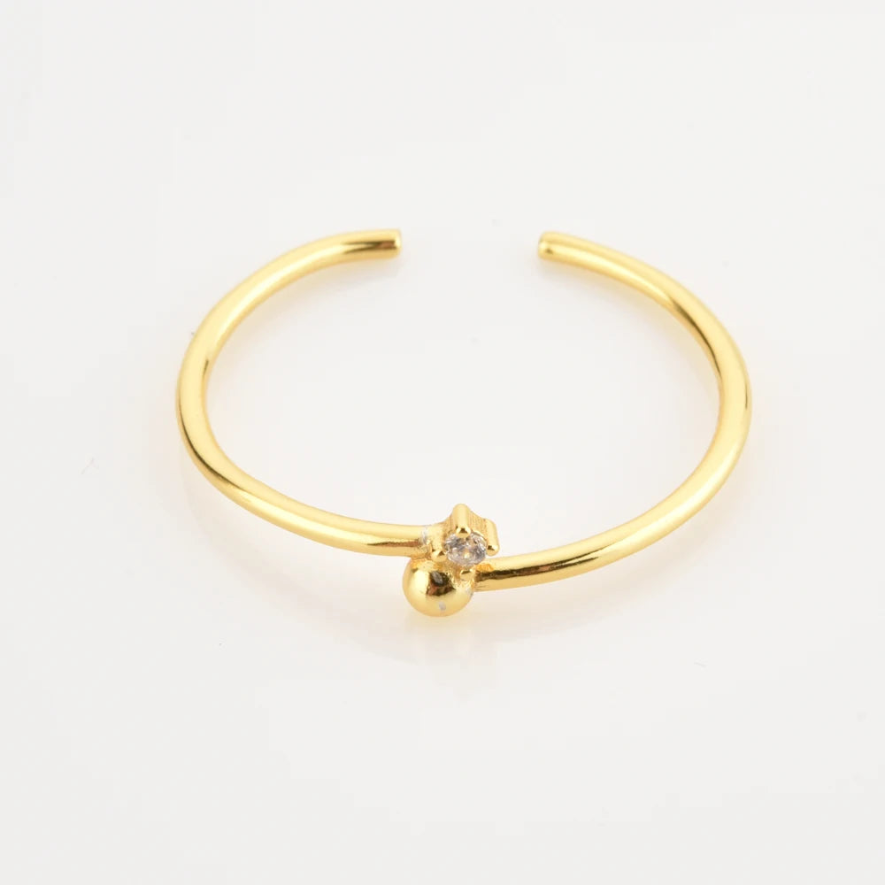 Ball Slim Resizable Rings