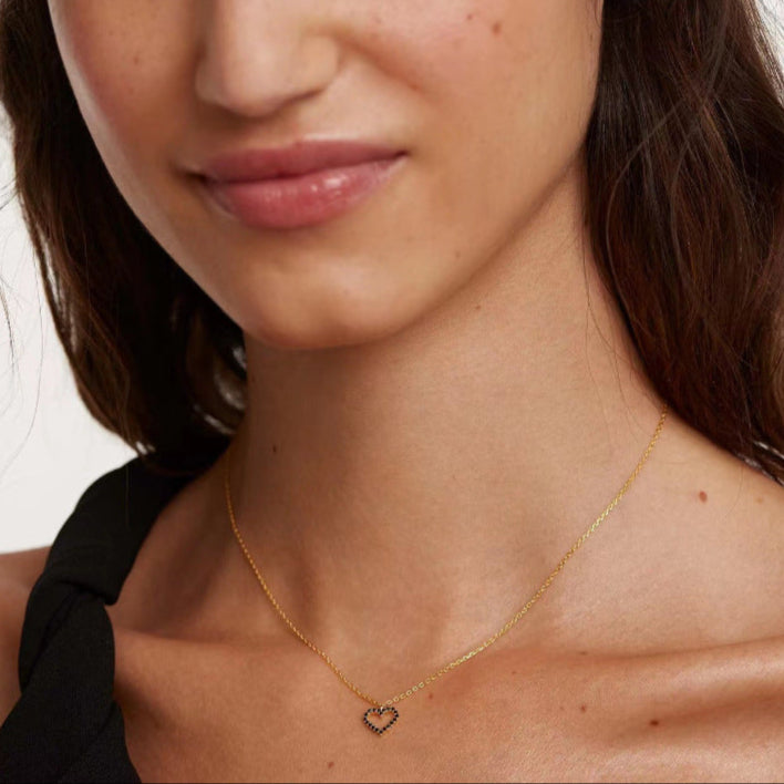 Heart Necklace Gold