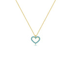 Heart Necklace Gold