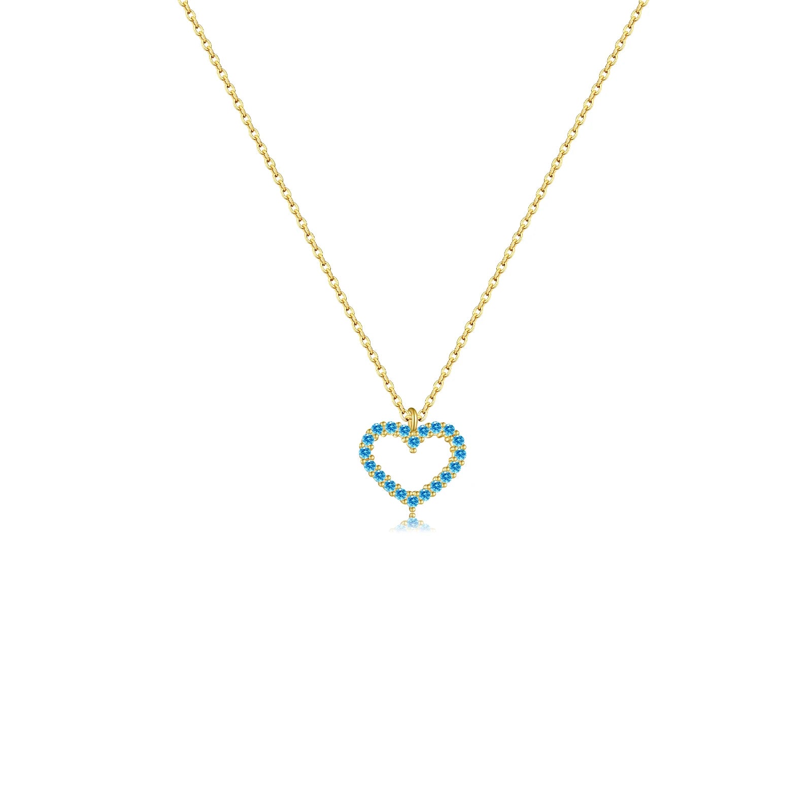 Heart Necklace Gold