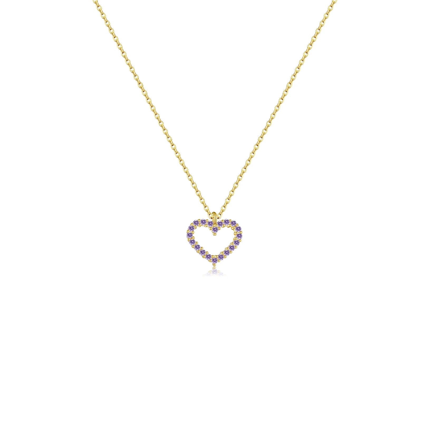 Heart Necklace Gold