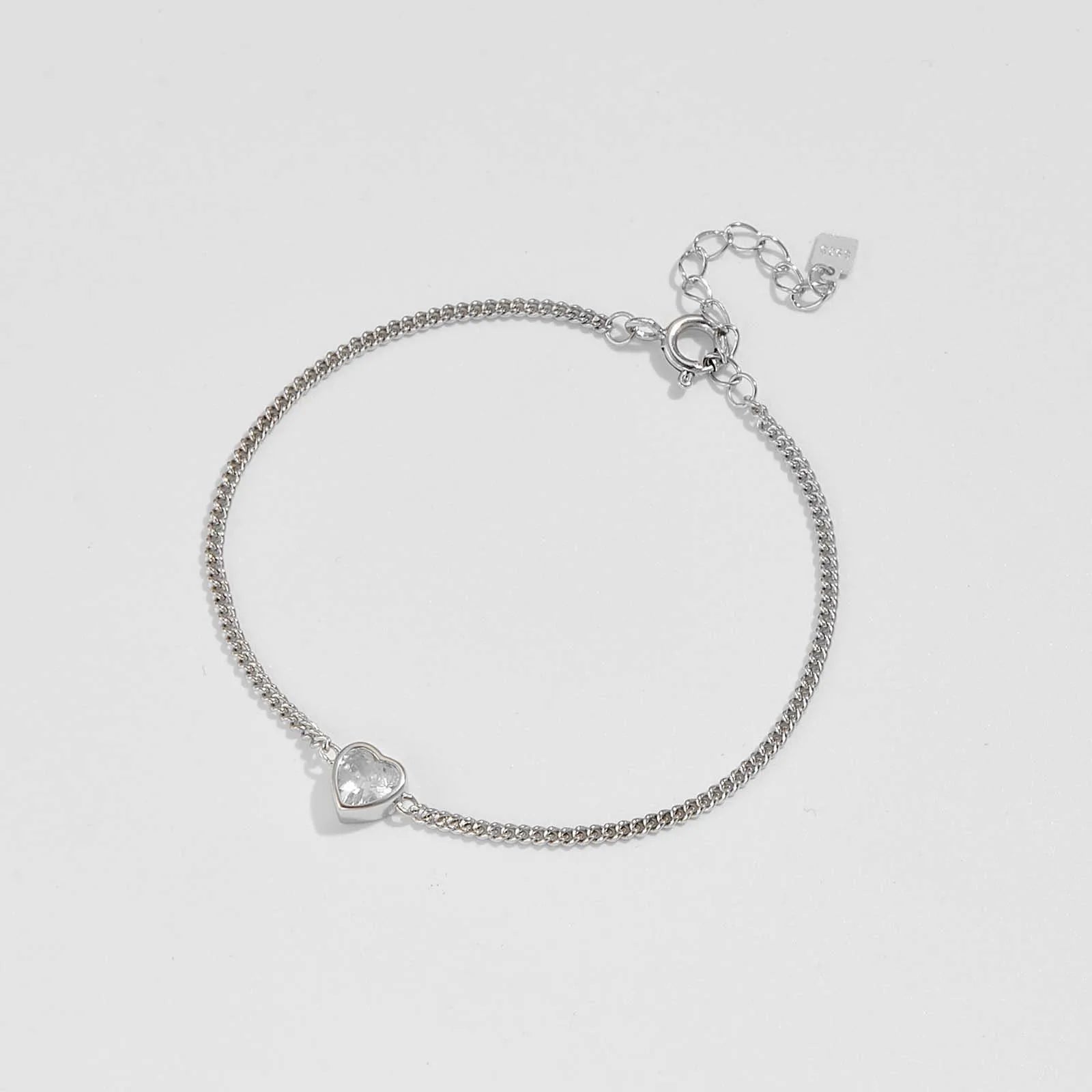 Heart CZ Bracelet