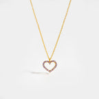Heart Necklace Gold