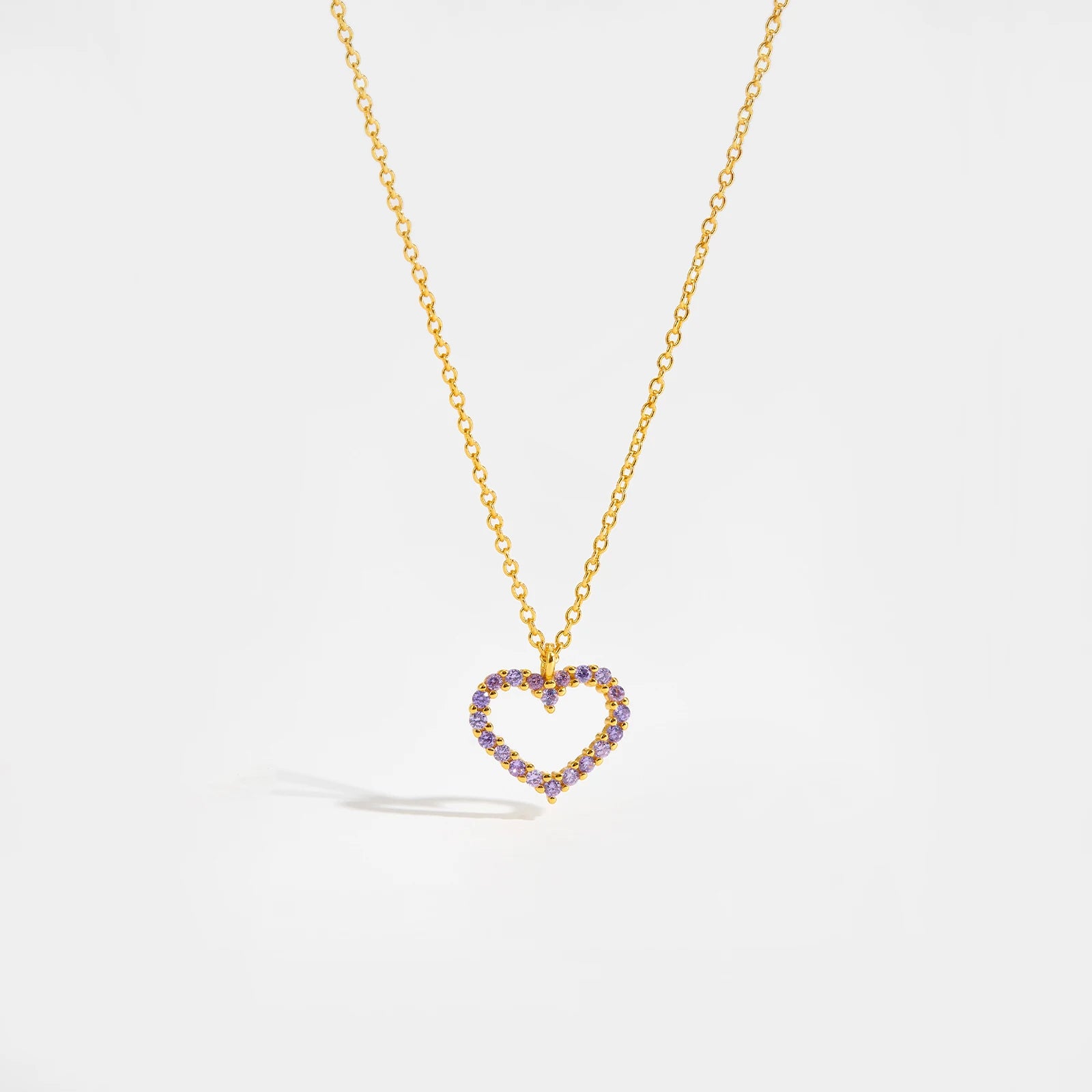 Heart Necklace Gold