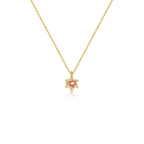 Crystal Necklace Gold
