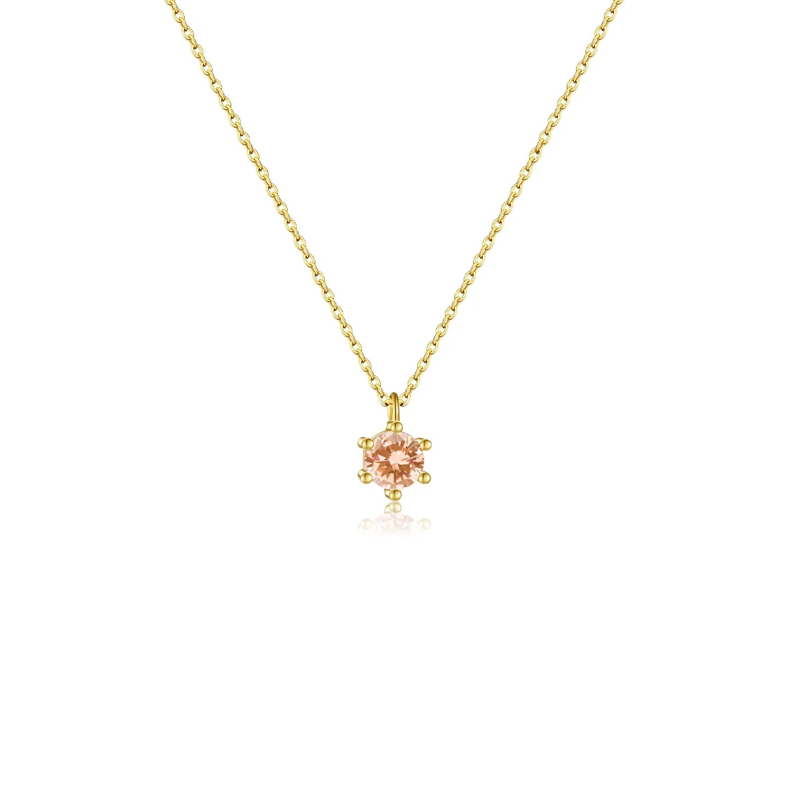 Crystal Necklace Gold