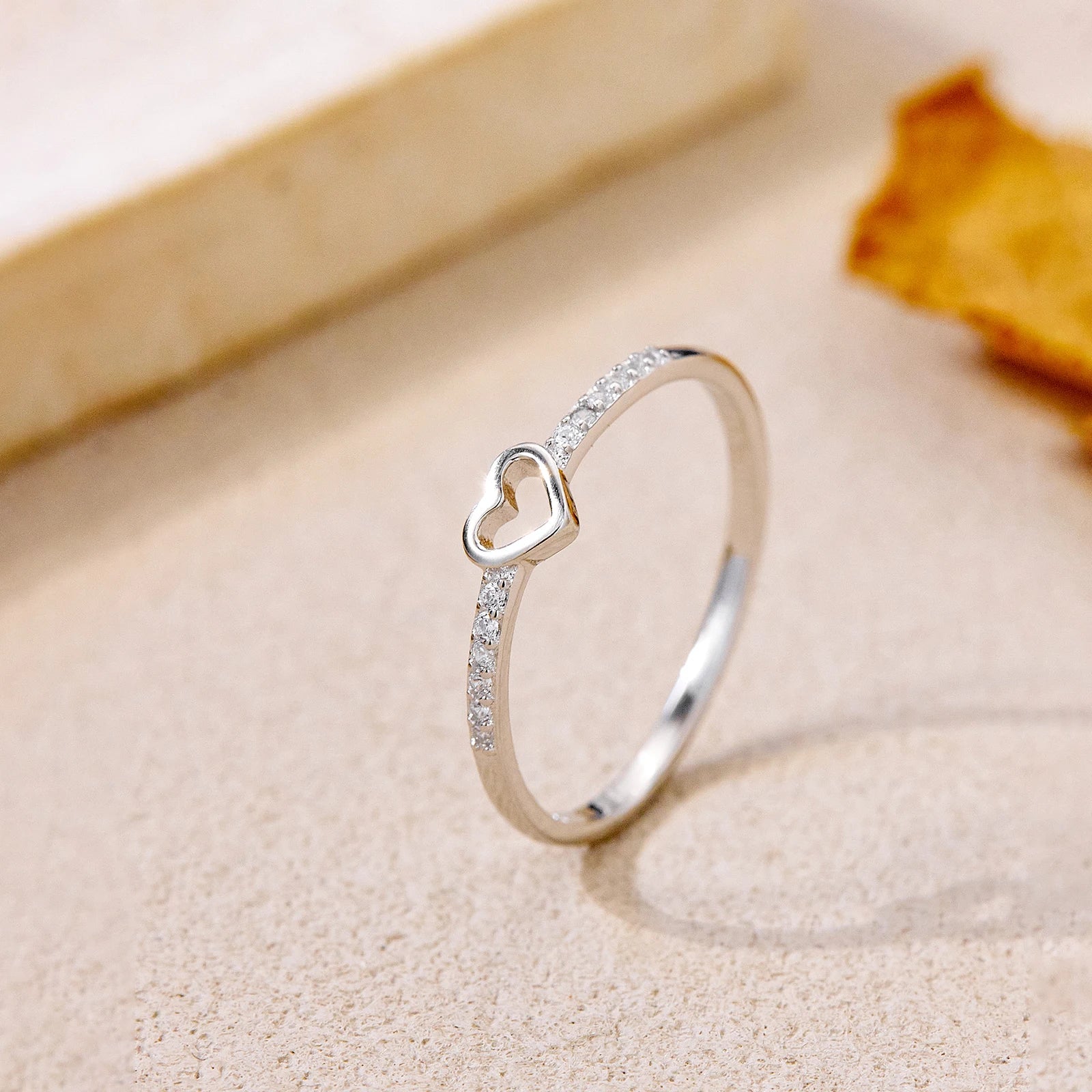 Minimalist Heart-Shaped Ring