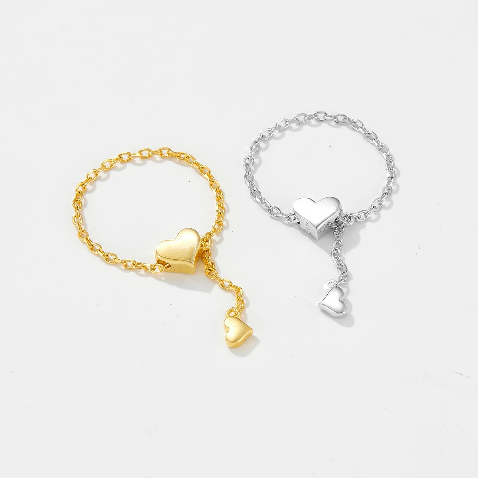 Heart Love Chain Ring