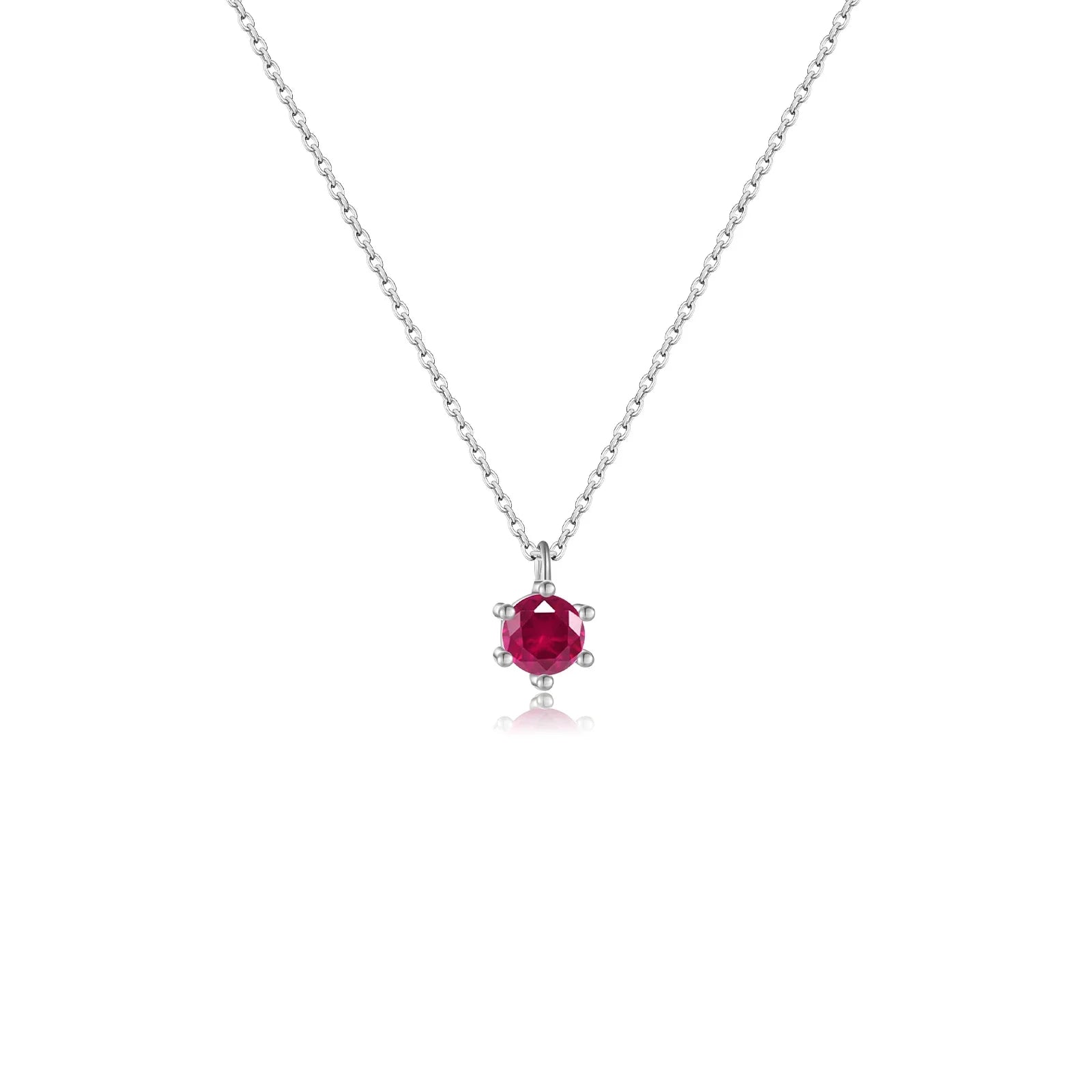 Crystal Necklace Silver