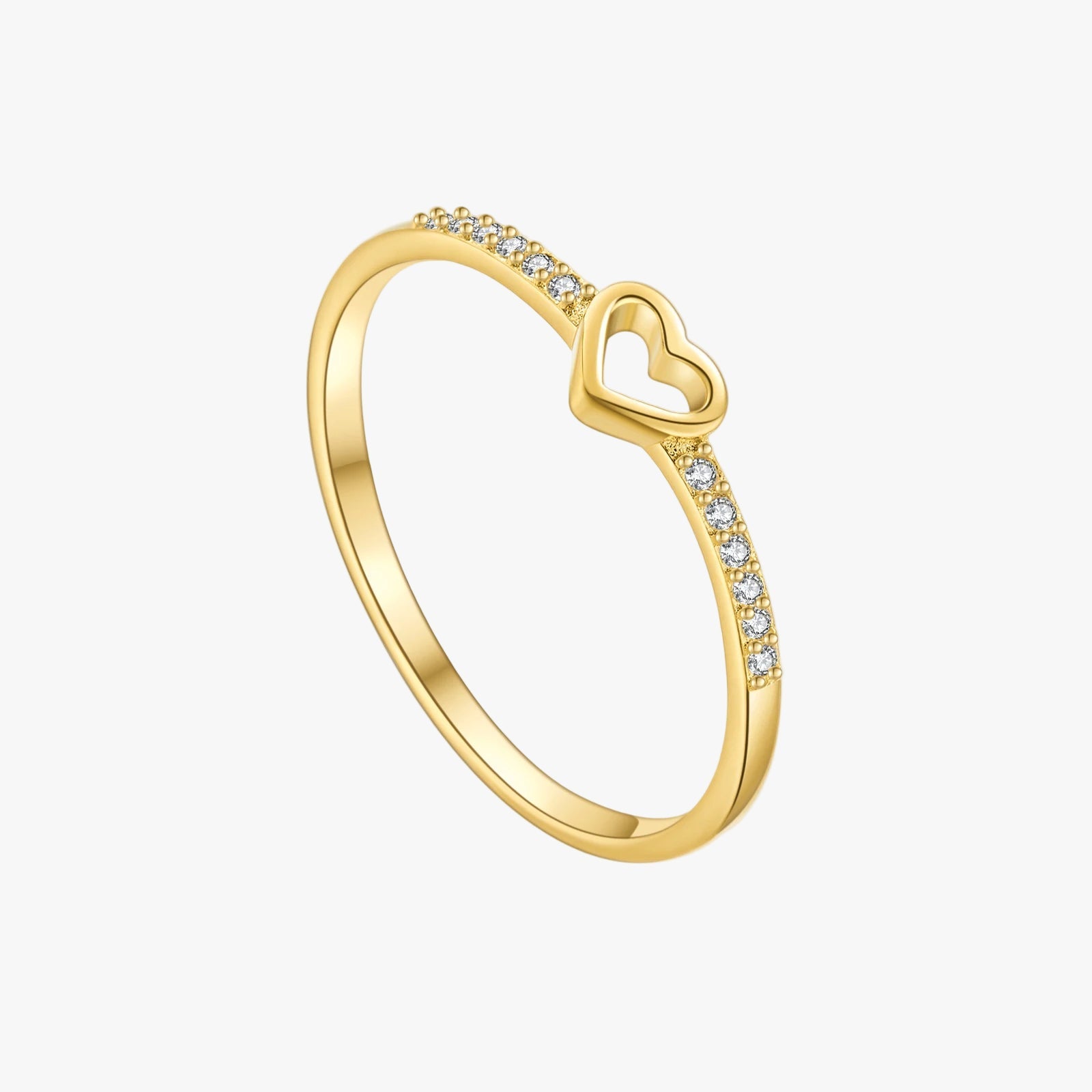 Minimalist Heart-Shaped Ring