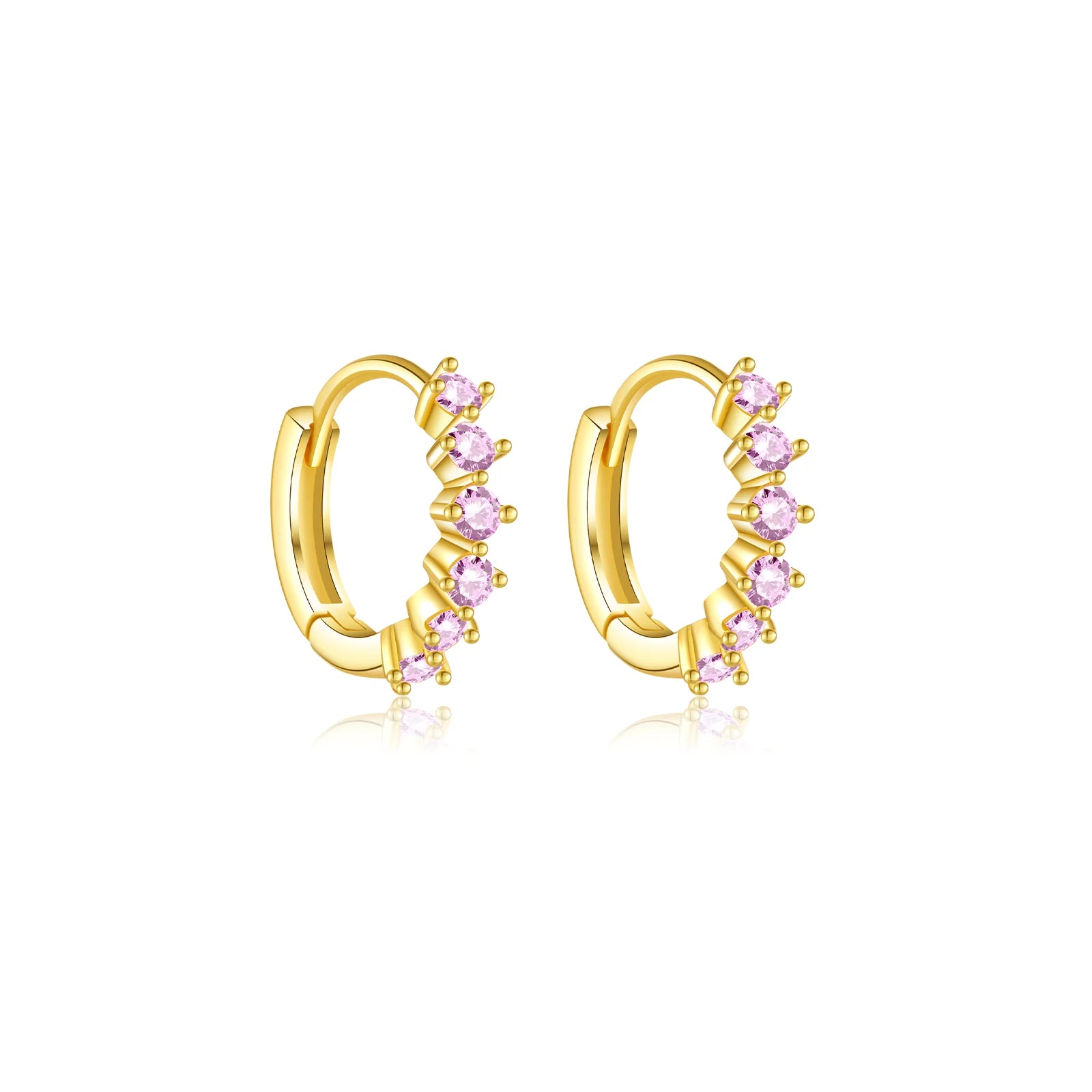 Crystal Hoop EarringS