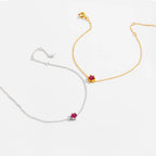 Crystal Zircon Bracelet Silver