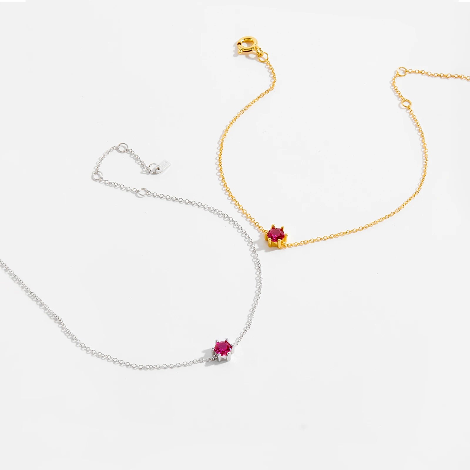 Crystal Zircon Bracelet Silver