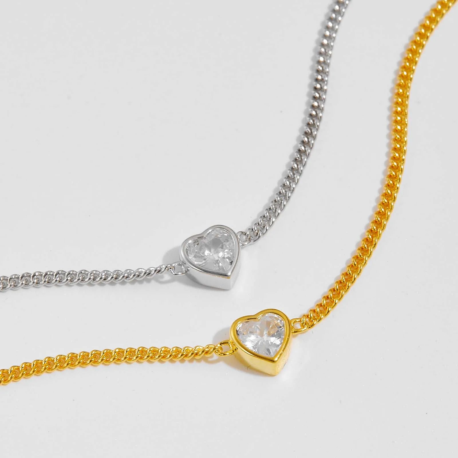 Heart CZ Bracelet