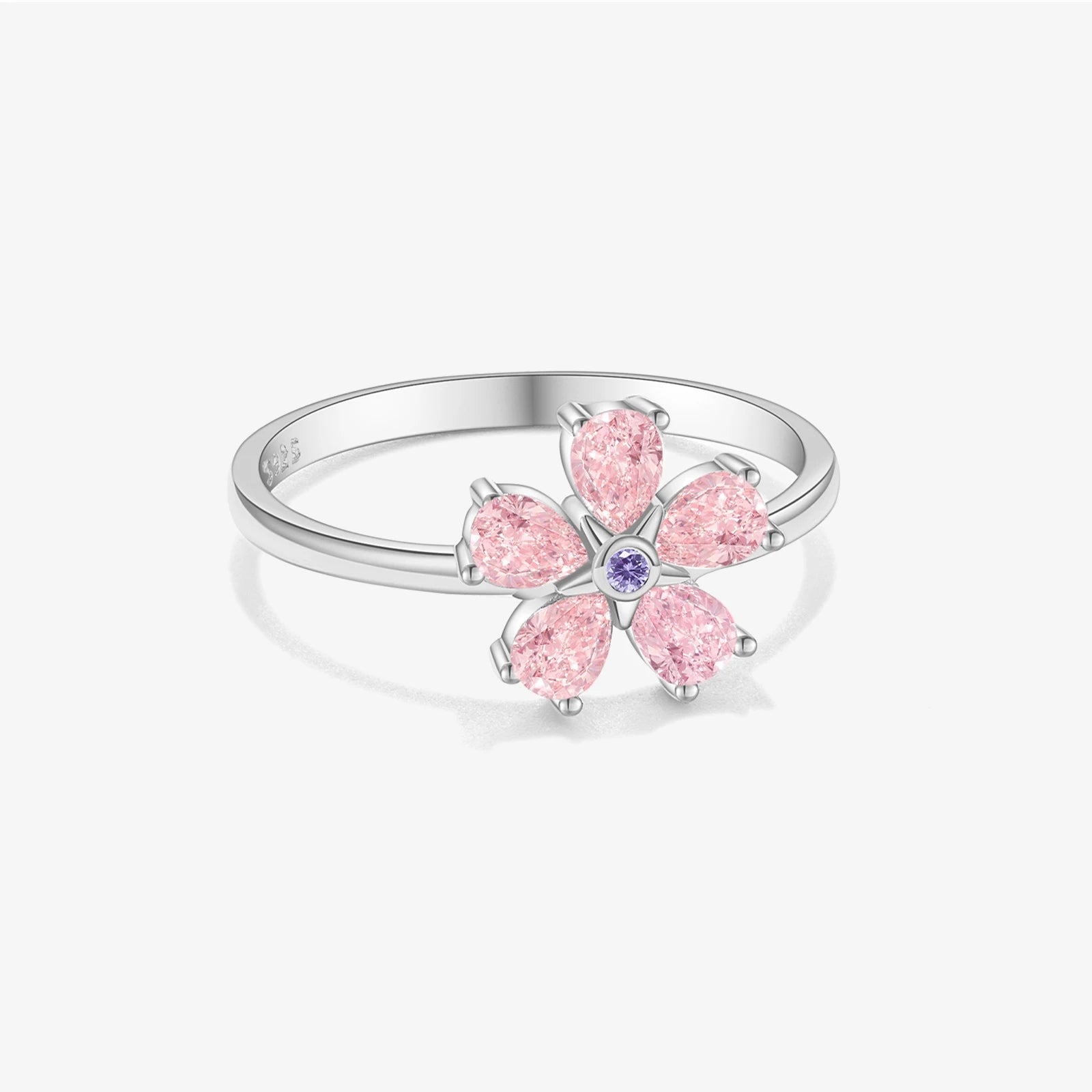 Pink Flower Ring