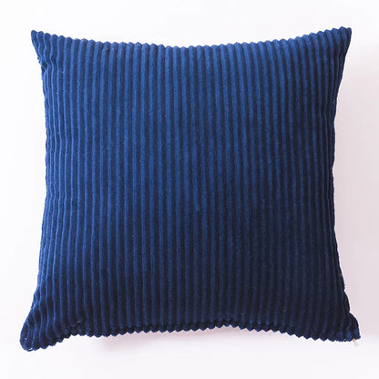 Soft Striped Plush Pillowcase Cover