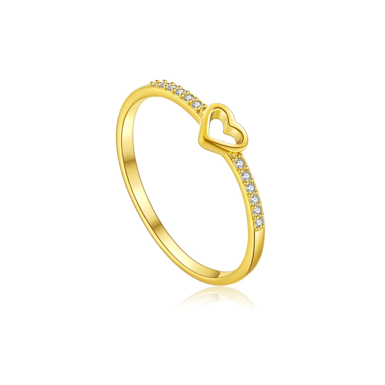 Minimalist Heart-Shaped Ring