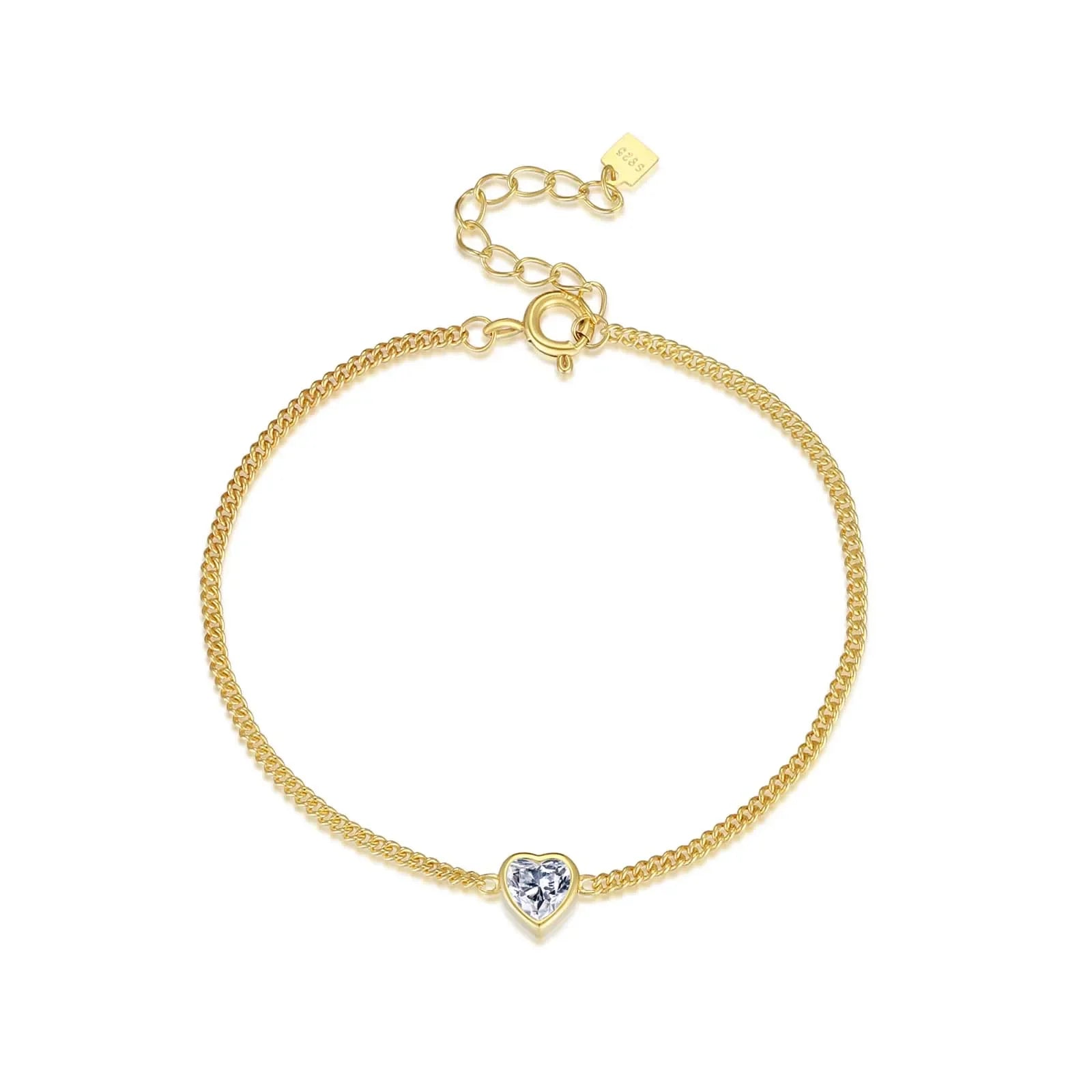 Heart CZ Bracelet