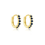 Crystal Hoop EarringS