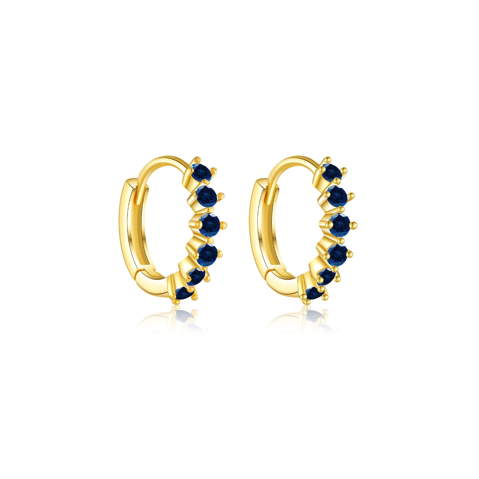 Crystal Hoop EarringS