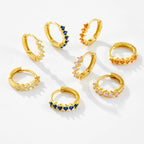 Crystal Hoop EarringS