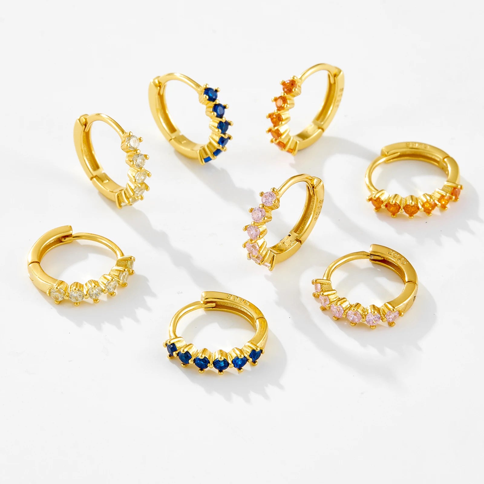 Crystal Hoop EarringS