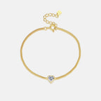 Heart CZ Bracelet