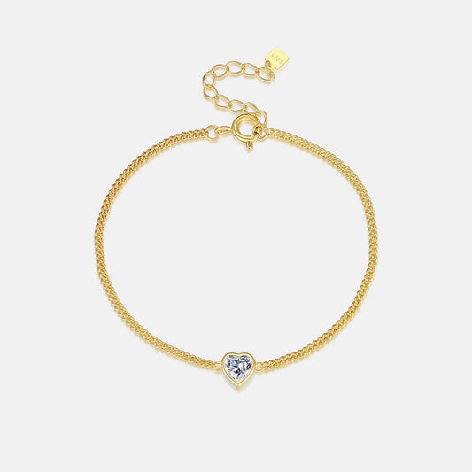 Heart CZ Bracelet