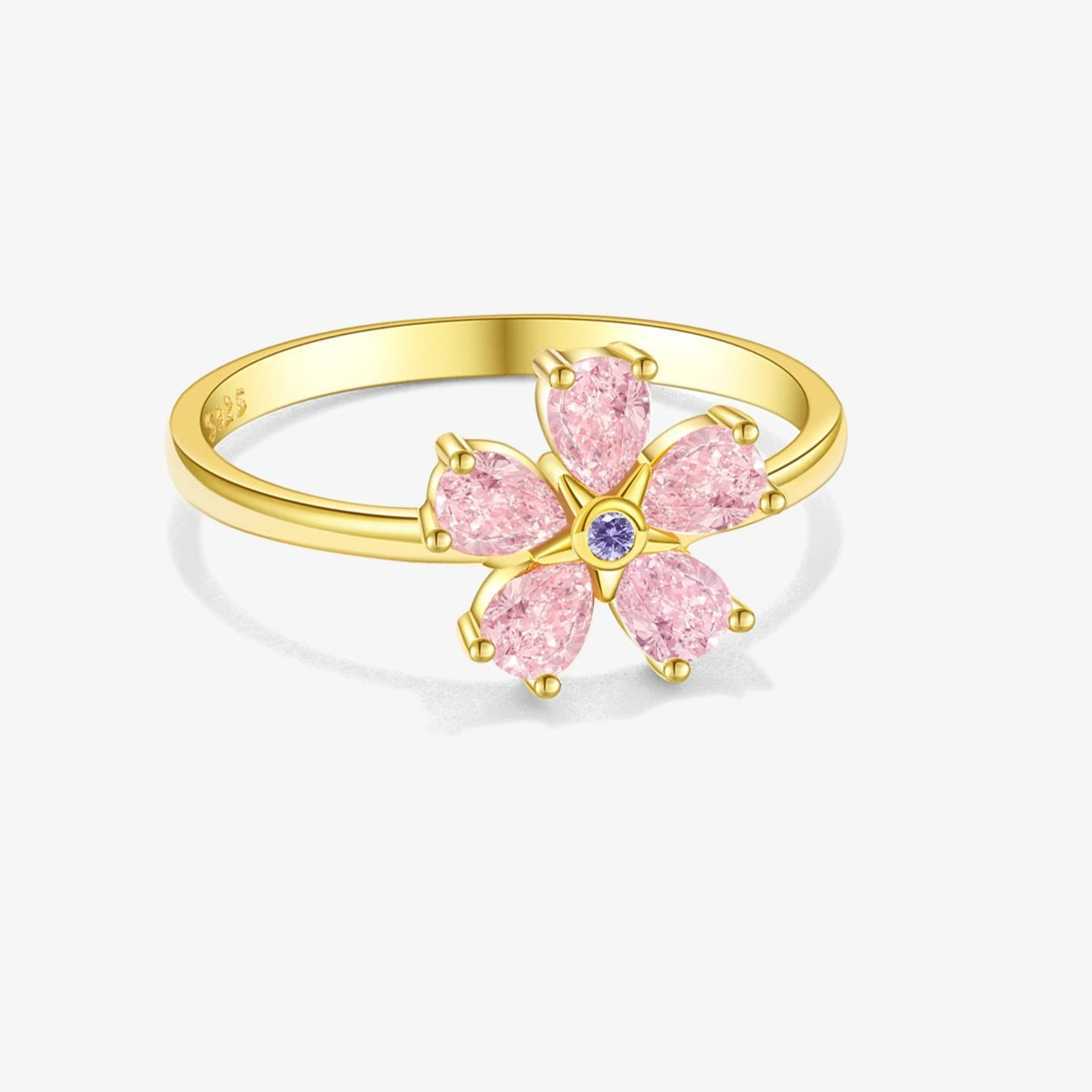 Pink Flower Ring