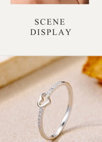 Minimalist Heart-Shaped Ring