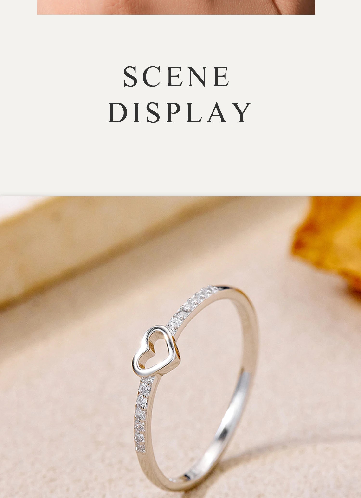 Minimalist Heart-Shaped Ring